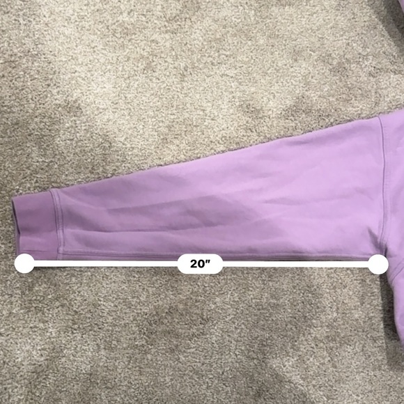 Lululemon Cropped Scuba Hoodie Lavender - Picture 5 of 7